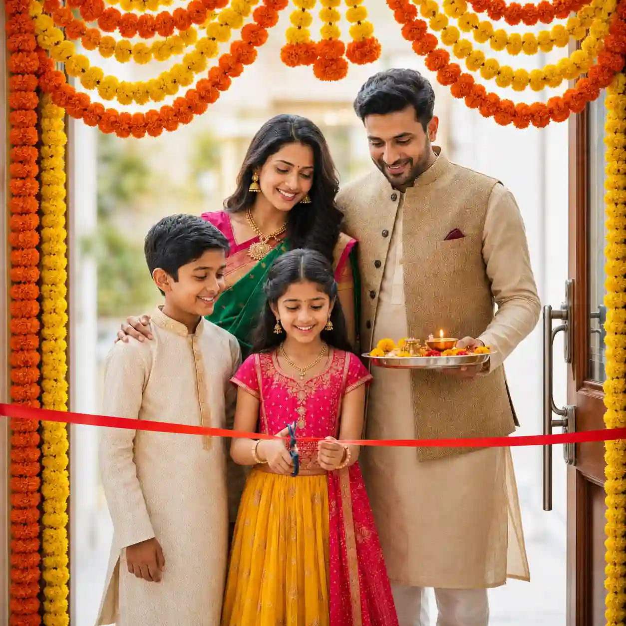 Family at Neelam Senroofs — luxury homes in Mulund, Mumbai